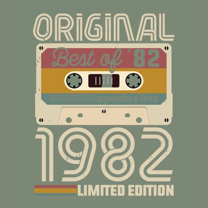 Vintage Geburtstag Original Geschenkidee 1982