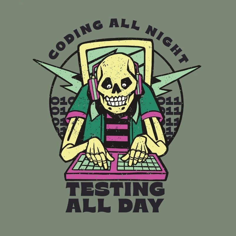 "Coding All Night Programmer | Programmierer"