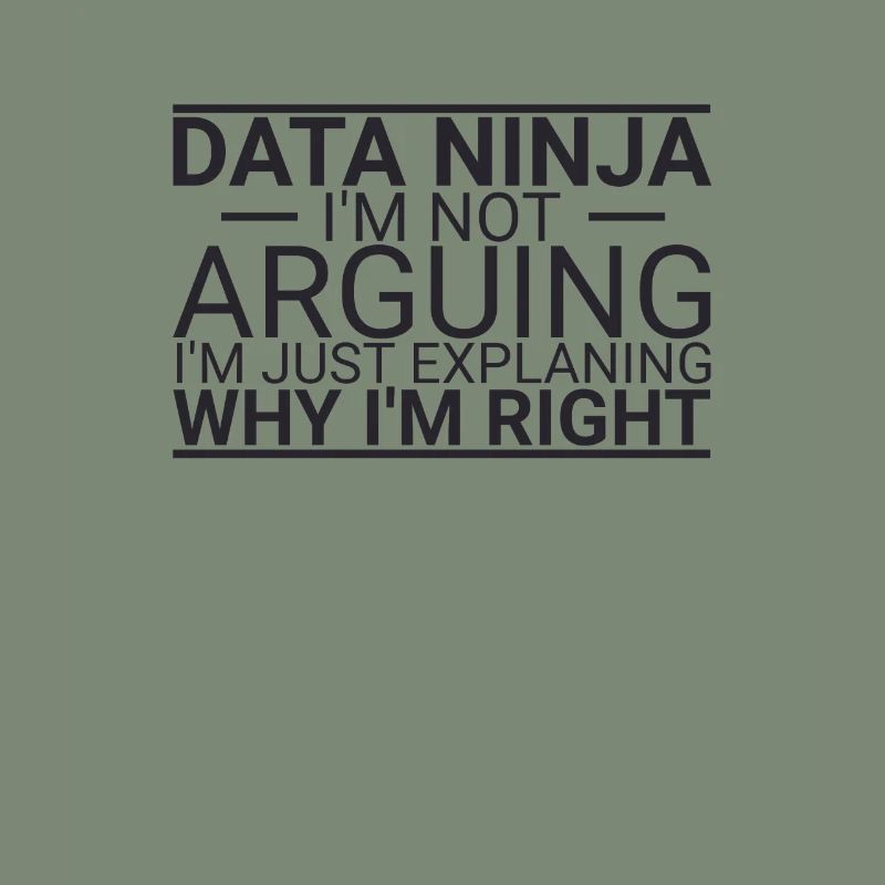 "Data Ninja Arguing | Data Science"