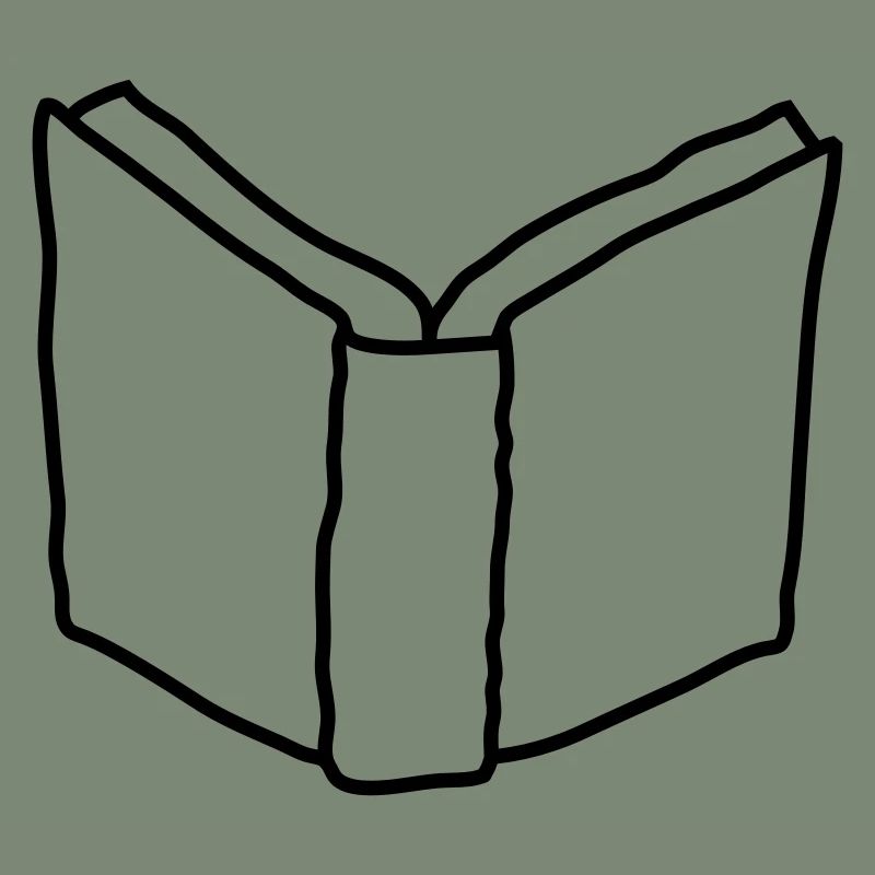 Comic open novel book