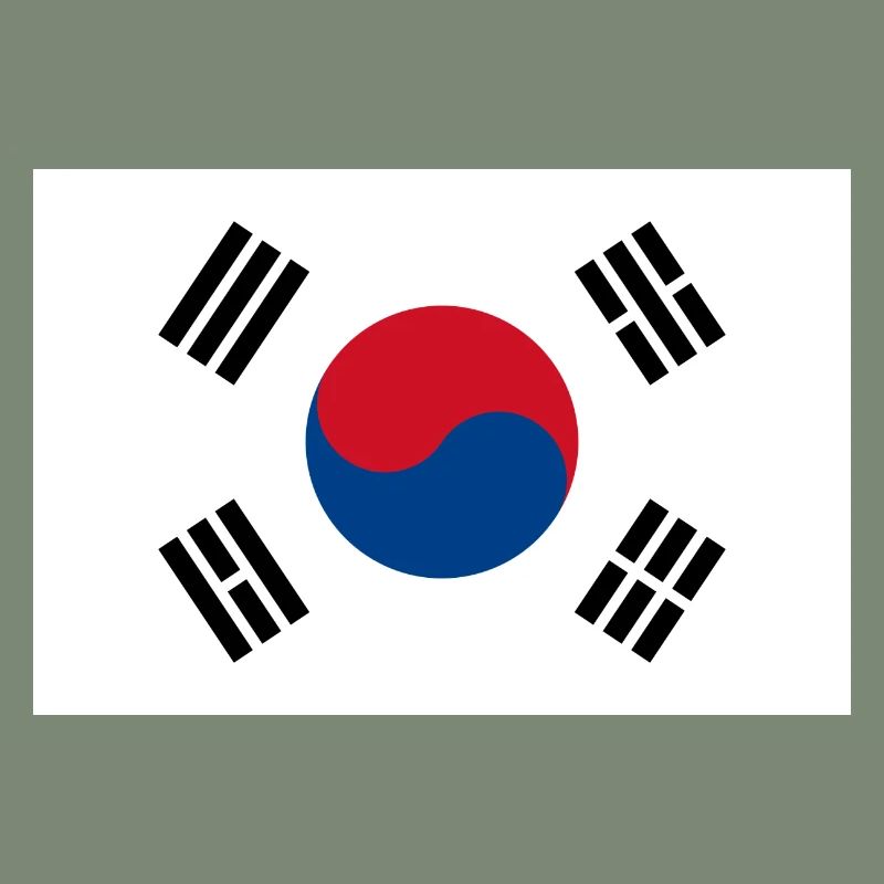 Drapeau de la Corée du Sud