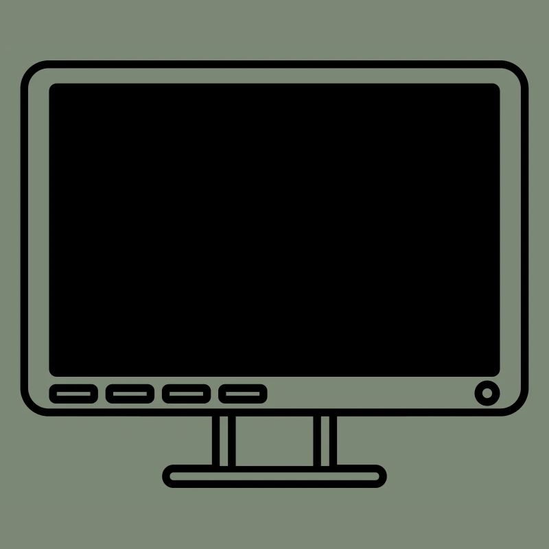 Screen Display Computer Icon