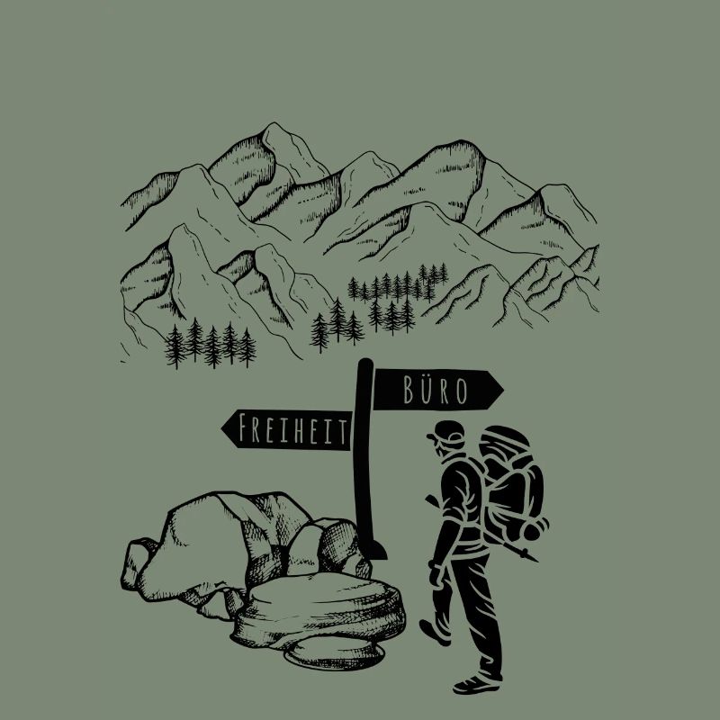 Bergsteigen, Wandern oder Büro?