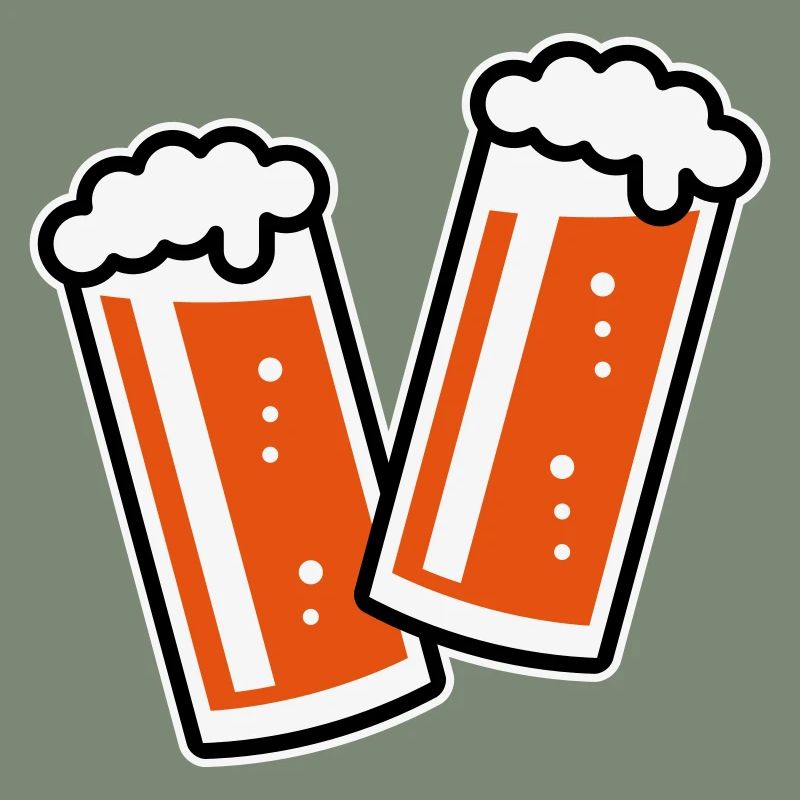 2 Altbiergläser Stoßen An (Bier / Altbier / 3C)