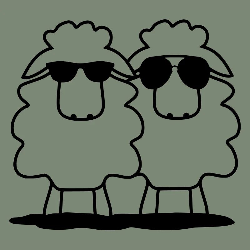 Schaf Duo
