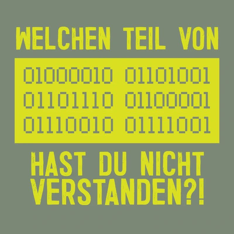 Welchen Teil von Binar Binärcode Informatiker