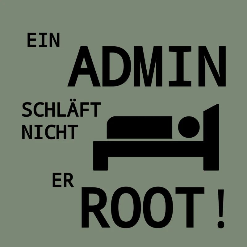 Ein Admin Root nicht Witzig Computer IT