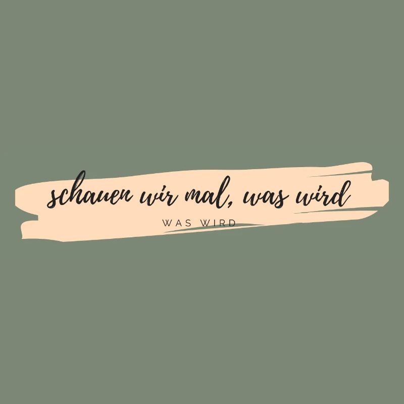 schauen wir mal was wird
