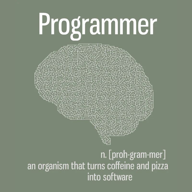 programmer brain pc computer definition pizza lo