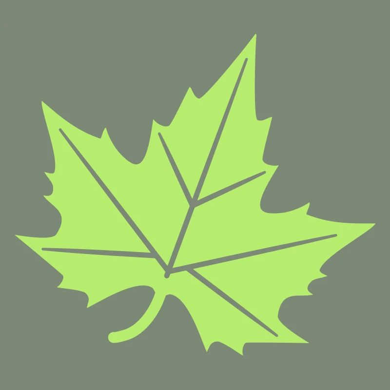 Conception de feuille de platane