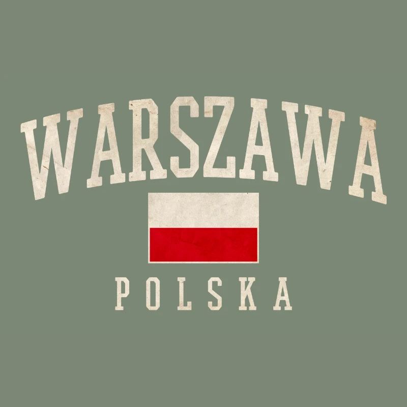 Varsovie Pologne Drapeau Style