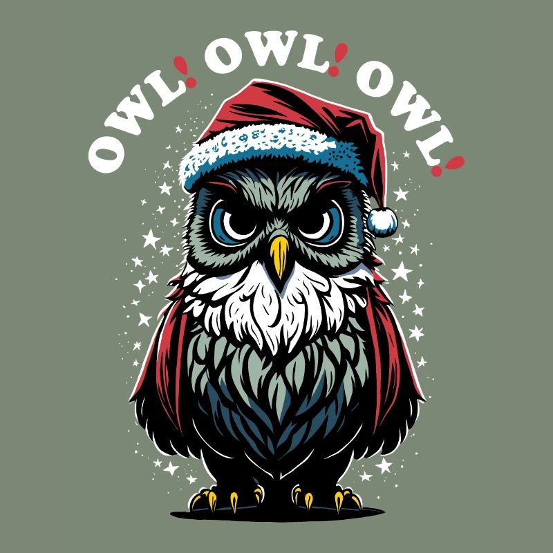 Weihnachtsmann Eule