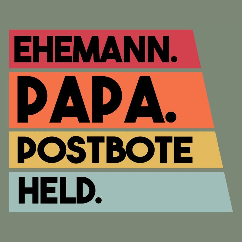 Ehemann Papa Beruf Postbote Held