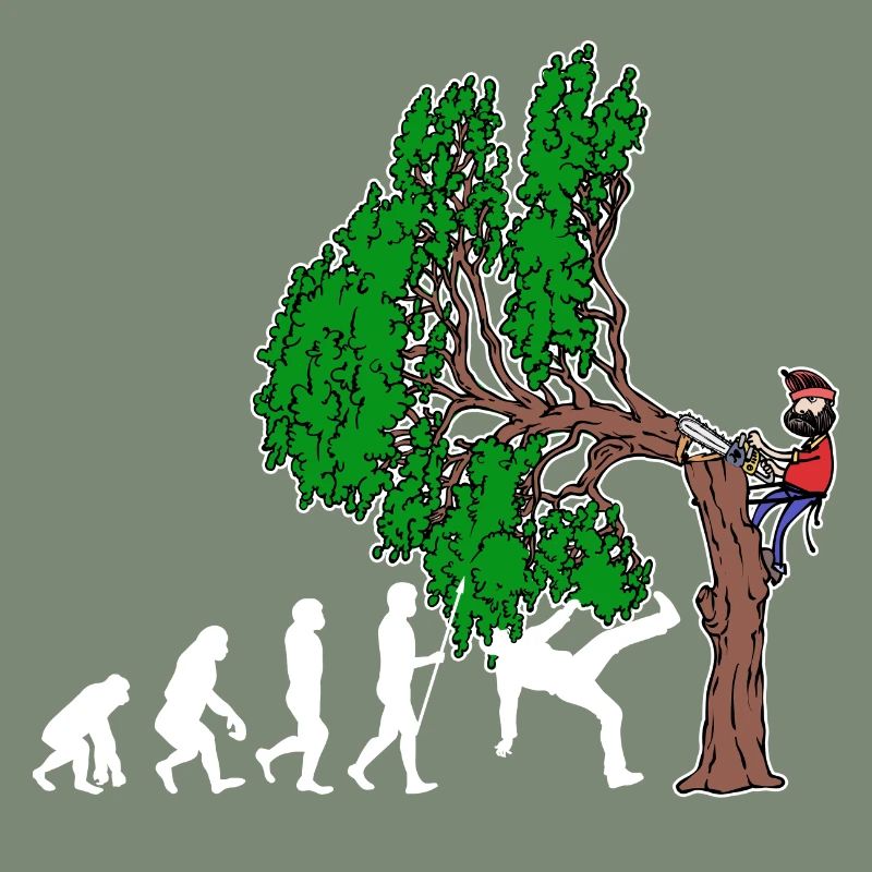 Arbre Evolution Woodwork bûcheron arbre cutter