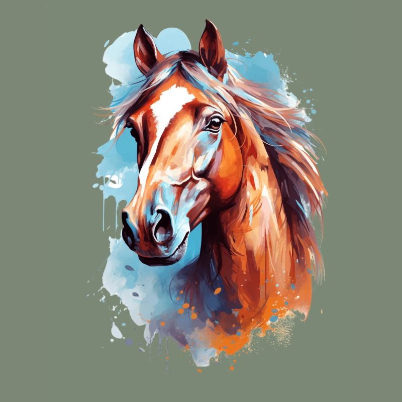 Conception du cheval Aqaurell