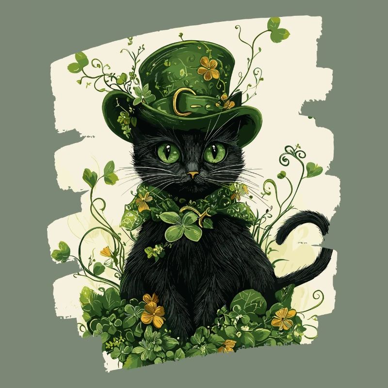 Chat de la Saint-Patrick