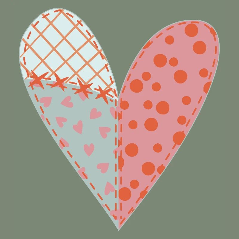 Patchwork Herz Nr. 11