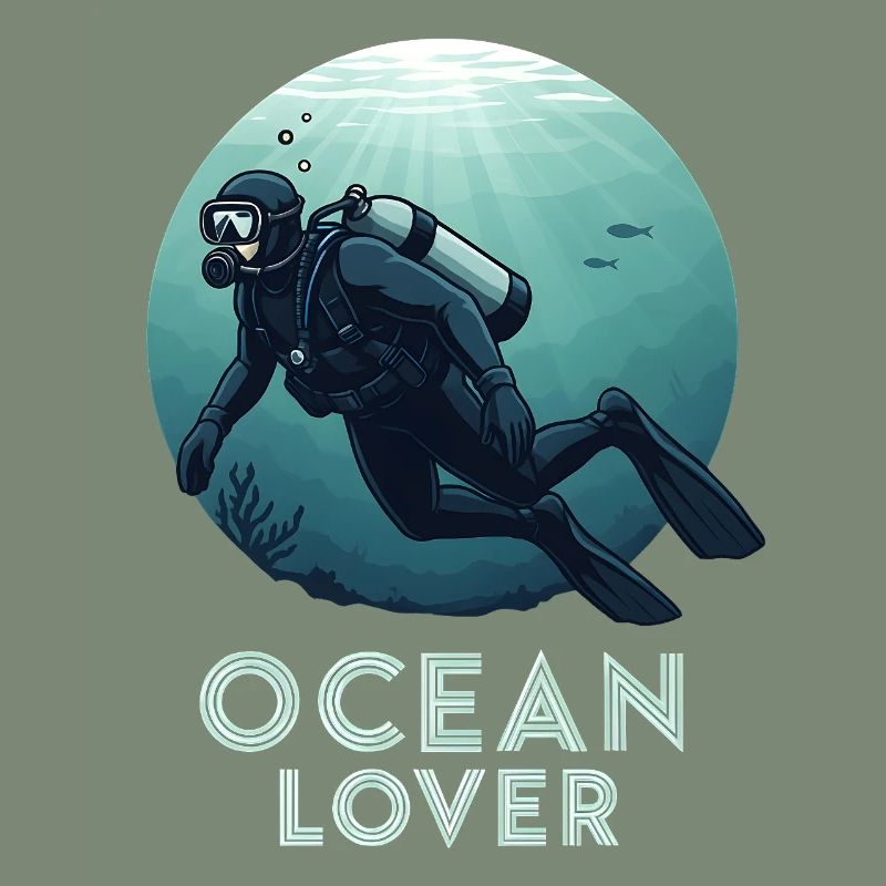 Plongeur amoureux de l’océan