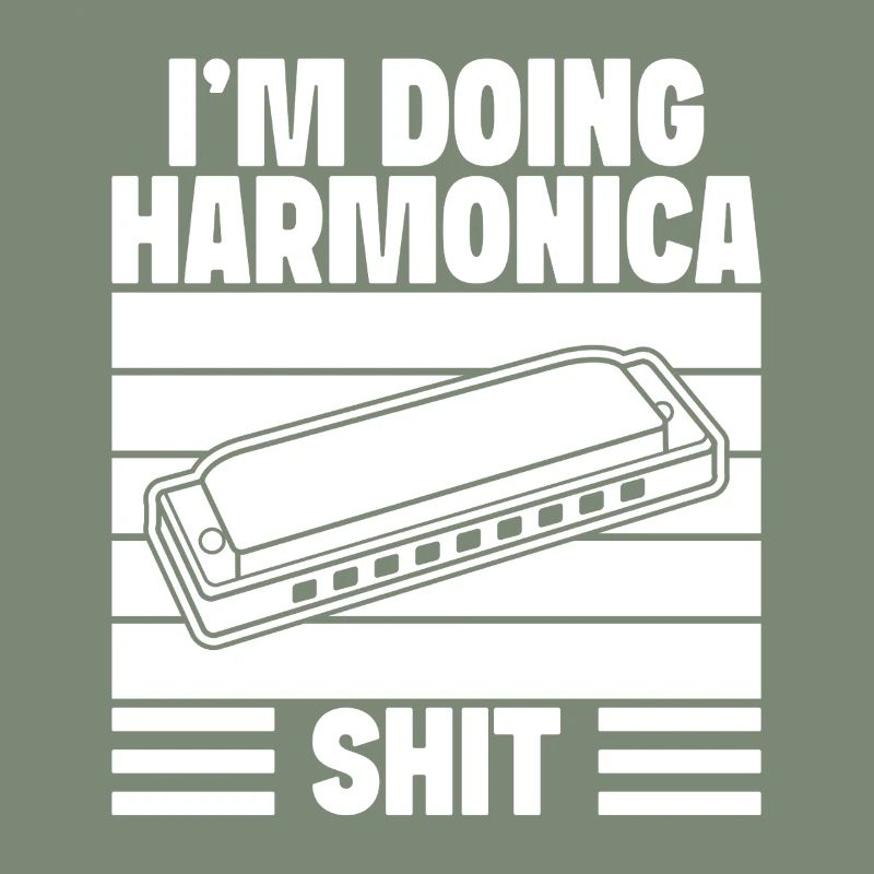 musicien d’harmonica faisant de la merde harmonica