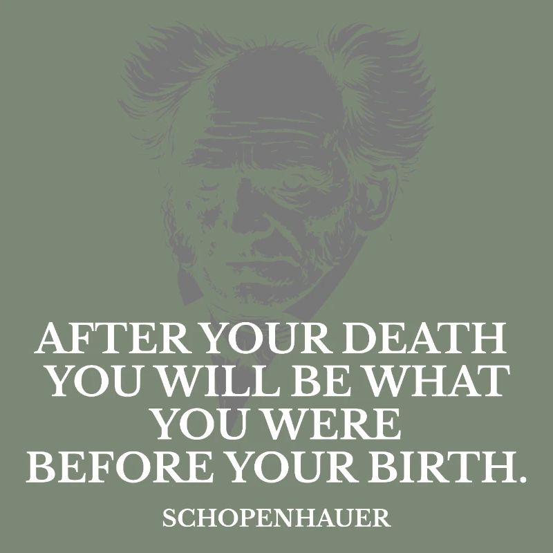 Citation de naissance et décès de Schopenhauer