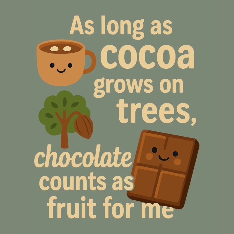 Le chocolat compte comme un fruit – drôle de dicton du cacao