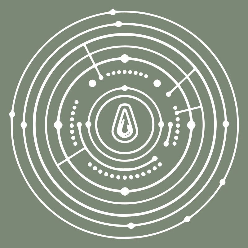 Crop Circle Planet System Abstract Vector