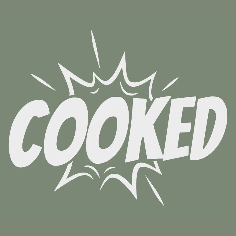 Cooked Explosive Comic Style