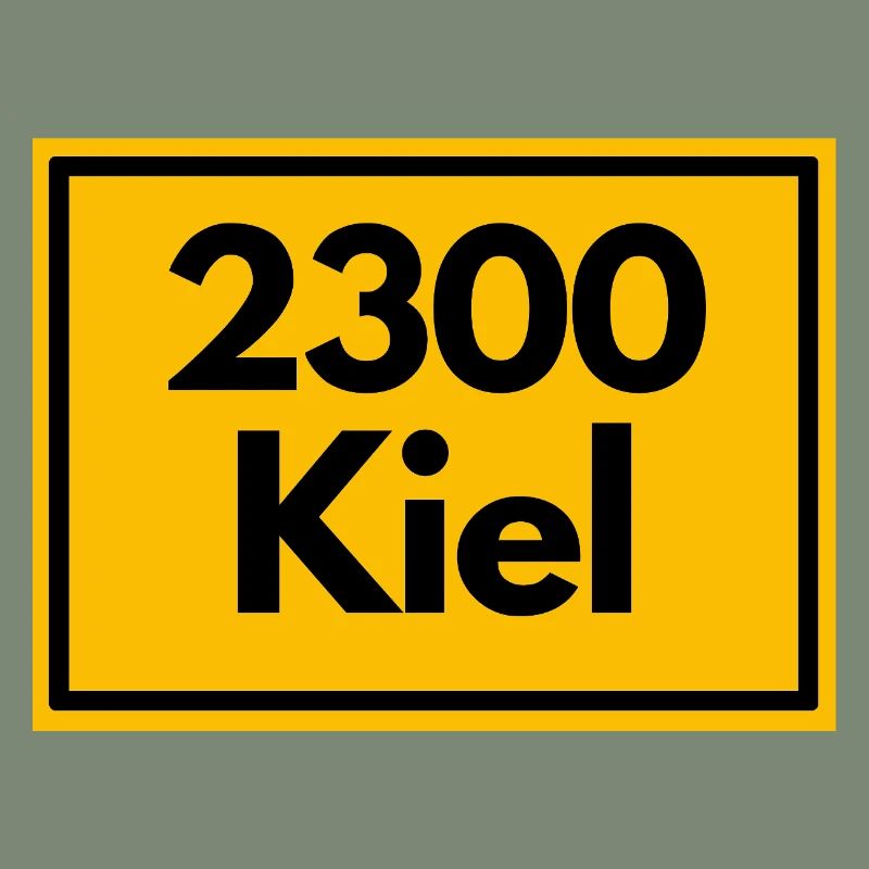 OLD POSTCODE ZIP CODE 2300 KIEL CITY BY THE SEA