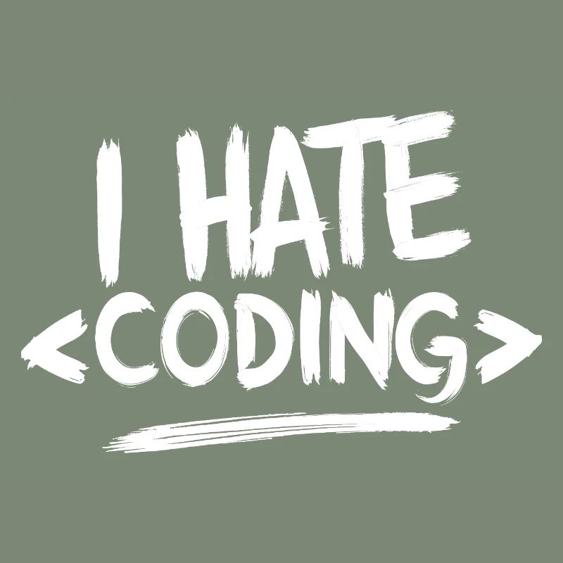 Je déteste coder Programmeur Web