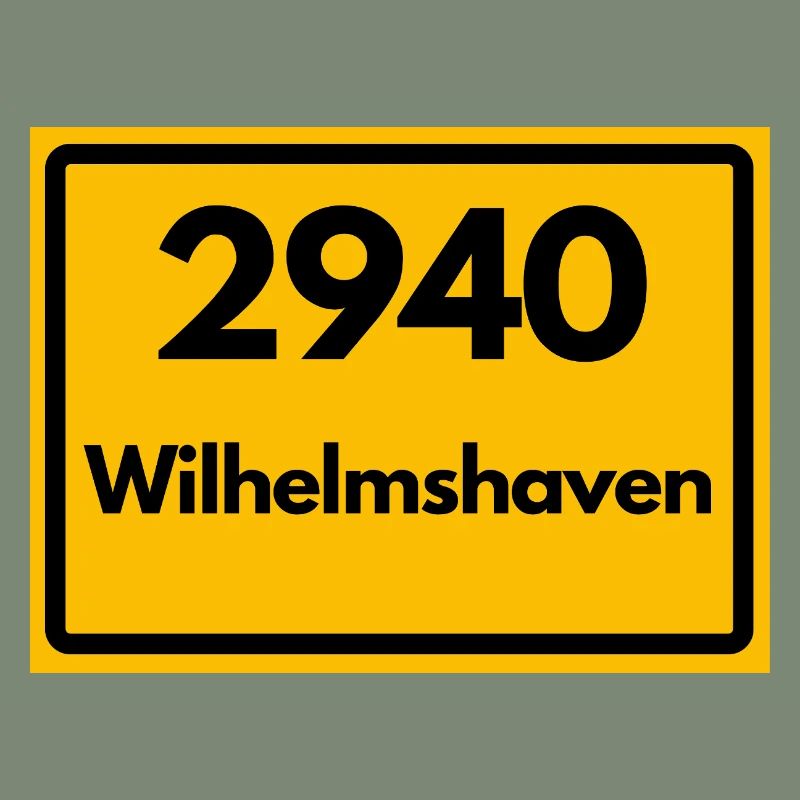 ANCIEN CODE POSTAL RÉTRO 2940 WILHELMSHAVEN