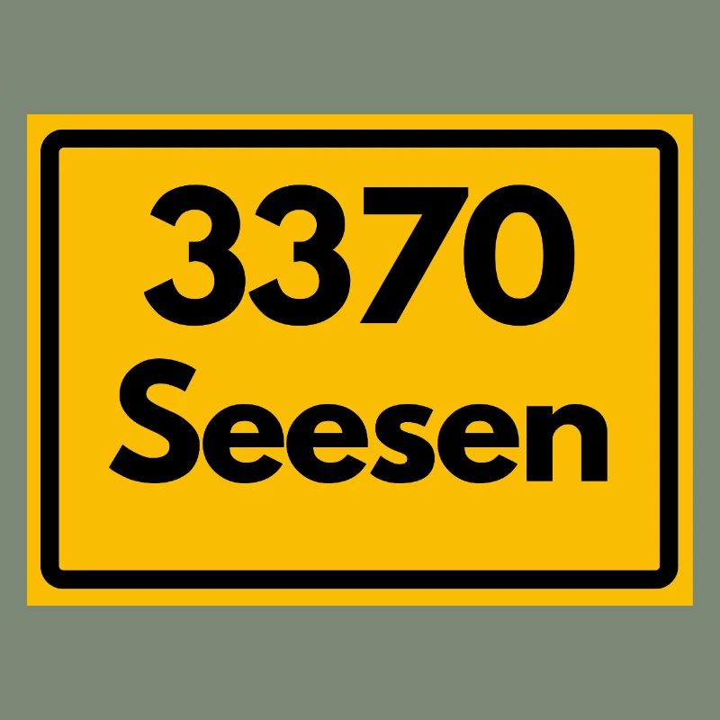 ANCIEN CODE POSTAL RETRO 3370 SEESEN HARZ