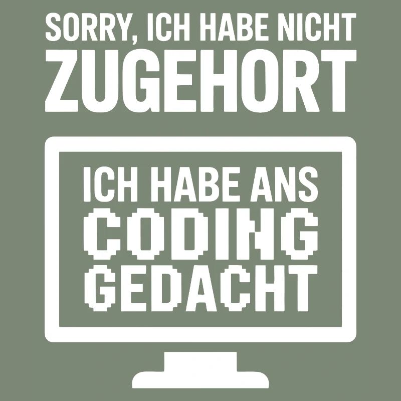 Coding Gedanke Spruch