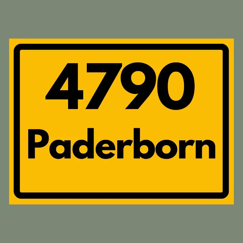 ANCIEN CODE POSTAL RETRO 4790 PADERBORN