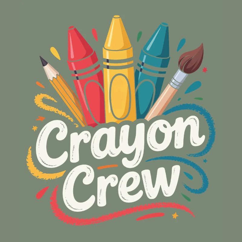 Explosion de couleurs de l’équipe Crayon