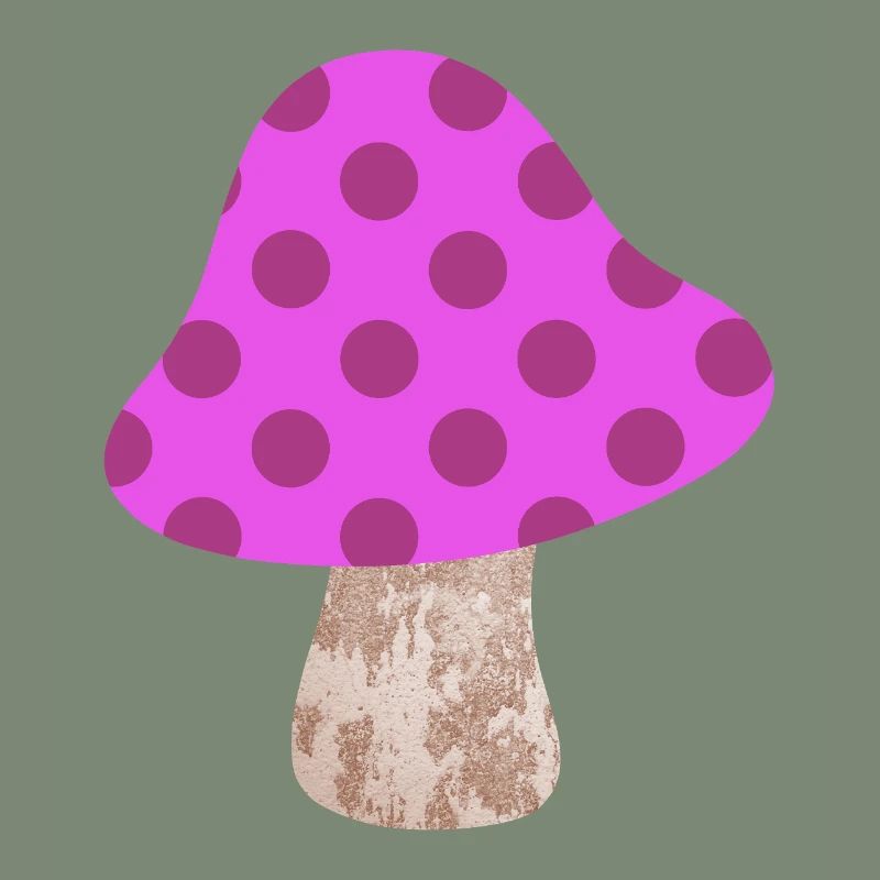 Motif de points champignons Points Points Roses Bonheur de la chambre de bébé