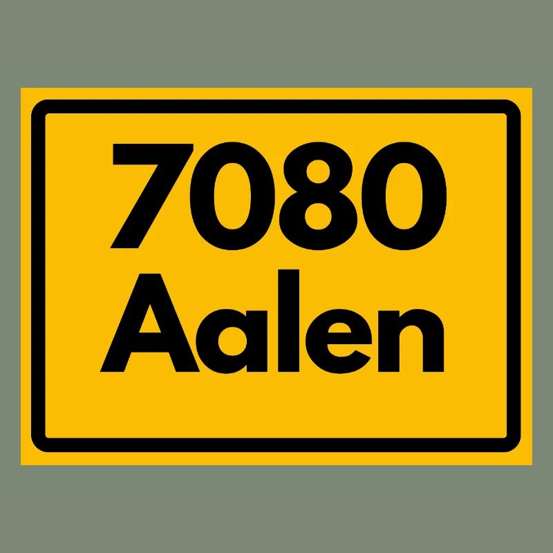 OLD POSTCODE ZIP CODE RETRO 7080 AALEN HEIMATSTOLZ