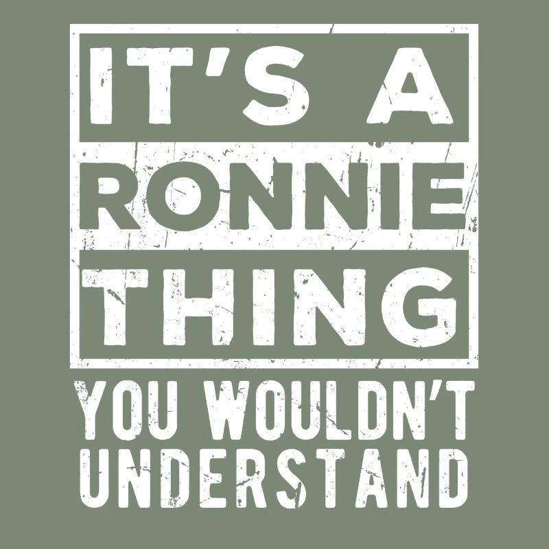 C’est une affaire de Ronnie que tu ne comprendrais pas
