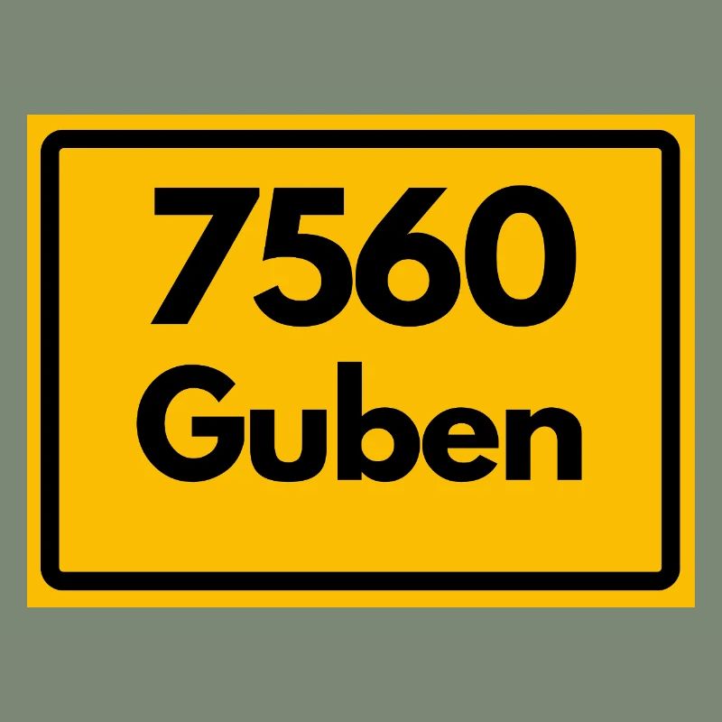 ANCIEN CODE POSTAL RETRO 7560 GUBEN