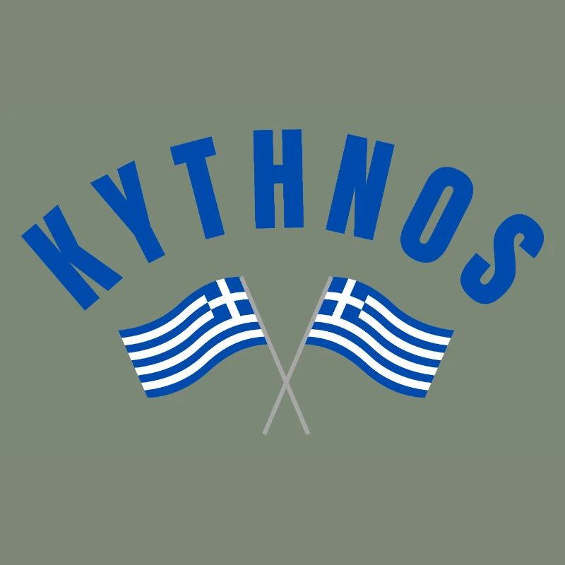 Drapeaux grecs de Kythnos