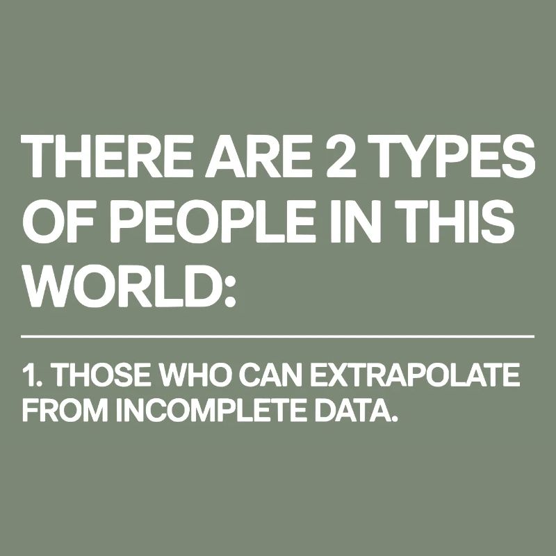 Statistics Analysis Data Science Extrapolation