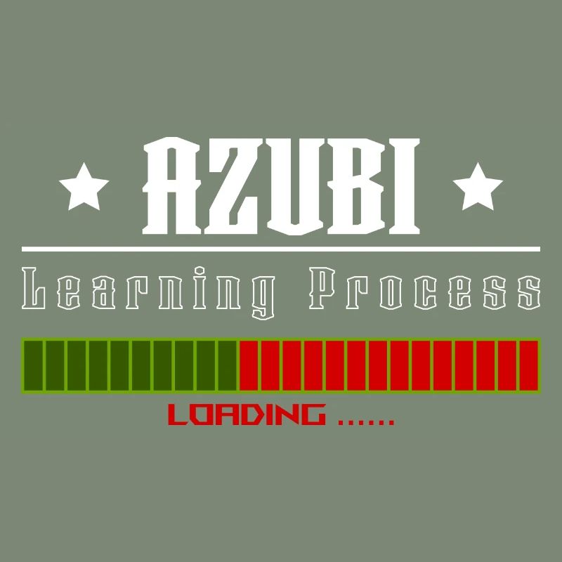 AZUBI learning process loading tshirt