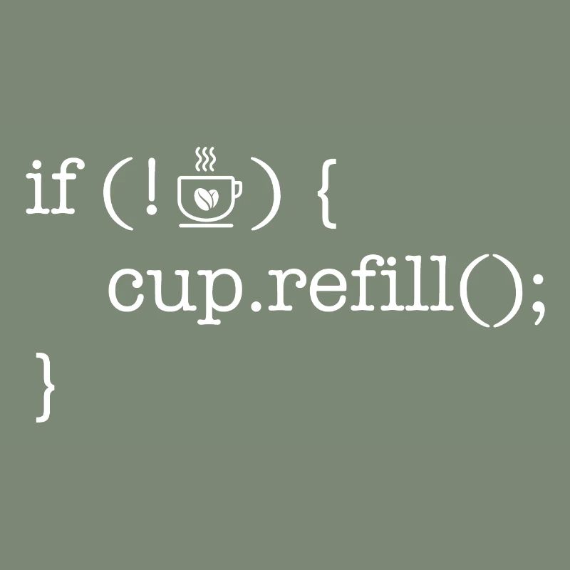 Chemise café pour programmeur amateur de code café