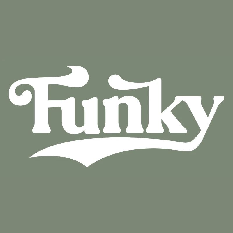 Logo rétro Funky Script