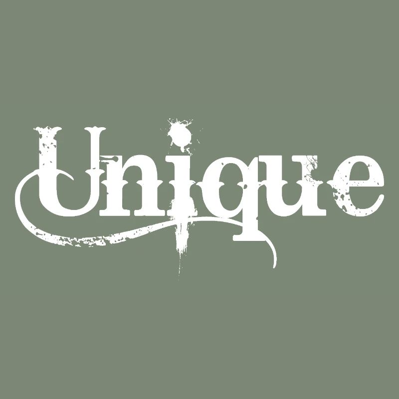 Unique Einzigartig Unikat Selbstwert Einzig Artig