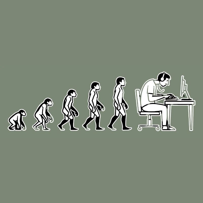 L’évolution s’arrête à l’ordinateur – Conception de l’humour