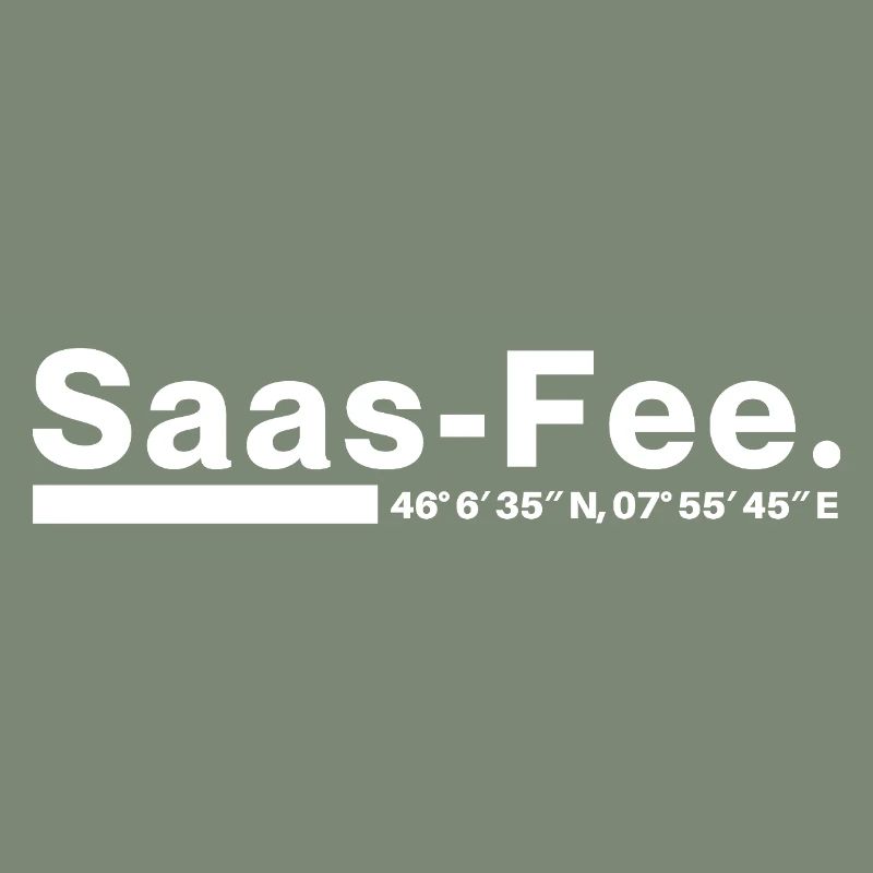 Saas-Fee coordinates Valais Switzerland