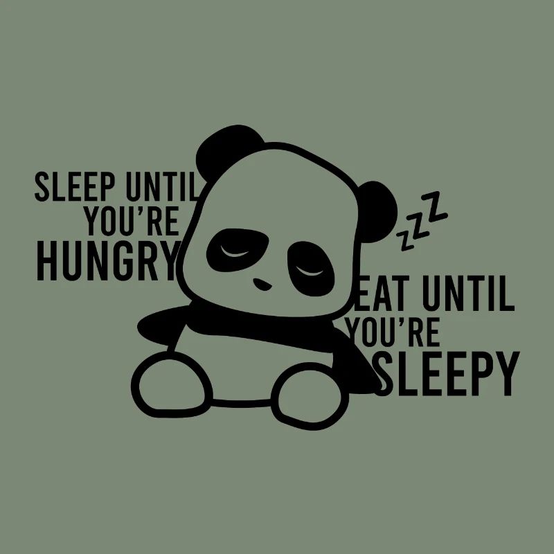 Don't give up on your dreams, keep sleeping panda