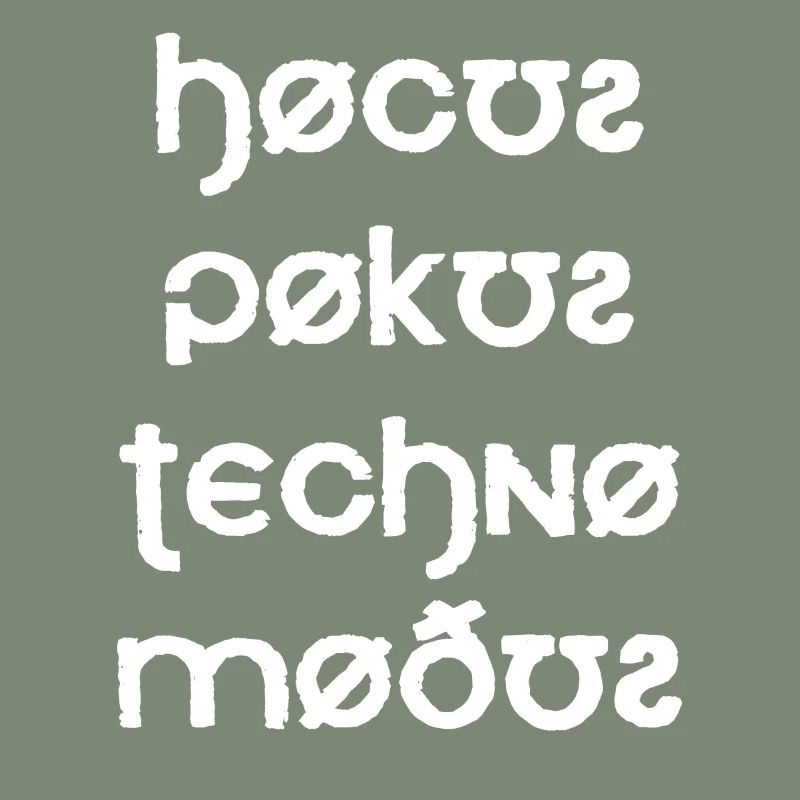 Hocus Pocus Techno Mode Font