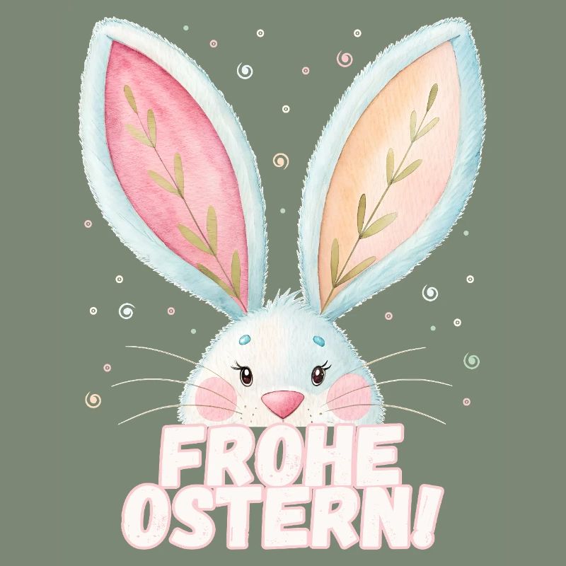 Happy Easter! Cute Easter Bunny
