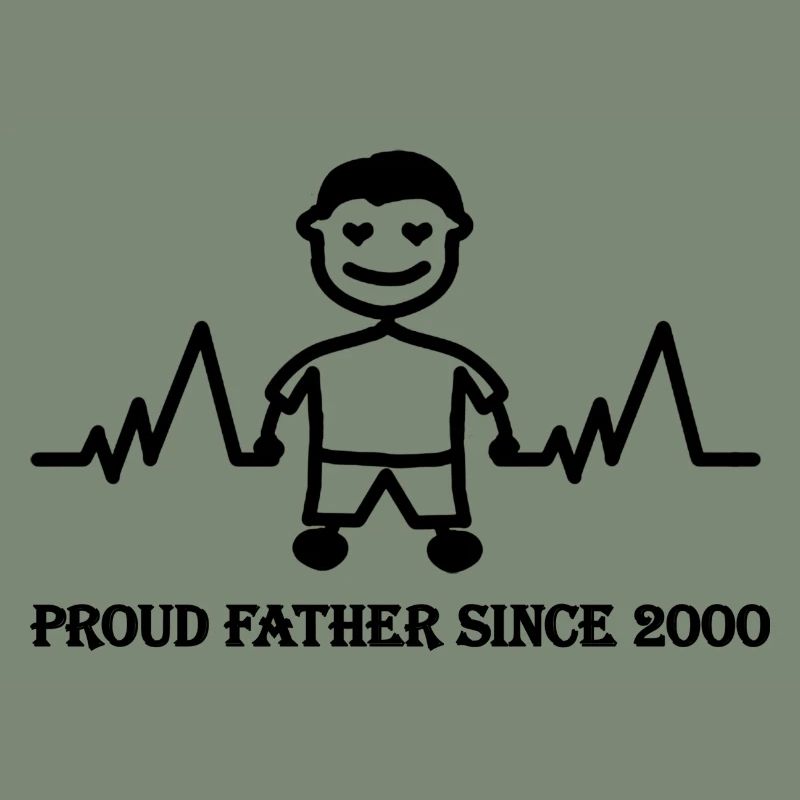 Stolzer Vater seit 2000 eines Jungen